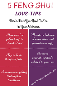 5 Fengshui Tips That Ll Help Attract Love In Your Life More Awesome Tips Feng Shui Bedroom Colors Feng Shui Bedroom Feng Shui Colours