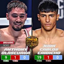 PAL FUEGO EL INDIO CAMACHO Según Fernando Sabatini, el campeón mundial Mosca de la OMB, Anthony Olascuaga estará defendiendo su corona ante el boricua, Juan Carlos “El Indio” Camacho, durante la semana