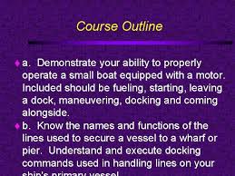 We'll prepare to dock to help.. Abl7 Able Boat Handling Instructors George Crowl Course