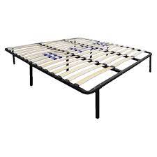 Upholstered adjustable bed frame with wireless remote. Platform Bed Frame Box Spring Replacement With Adjustable Lumbar Support Queen Eco Dream Target