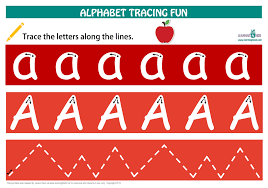 This handwriting book is the perfect . Alphabet Letters Tracing Mats Standard Print Learning 4 Kids