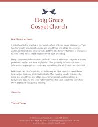 Church transfer letter new sample . Free Printable Customizable Church Letterhead Templates Canva