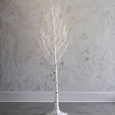 24 led lights per tree. 7 Foot Lighted Birch Tree Indoor Outdoor Steady And Twinkle Functions