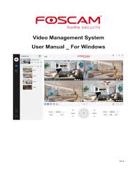 The camera automatically reacts to the movement, and the resulting image. Foscam Foscam Vms Windows English User Manual Manualzz