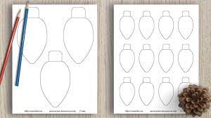 Patrick's day, thanksgiving, presidents' day, hanukkah, new year's eve and more. Free Printable Christmas Light Templates The Artisan Life
