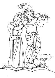 With over 4000 coloring pages including krishna. Coloring Pages Printable Radha Krishna Coloring Pages For Kids