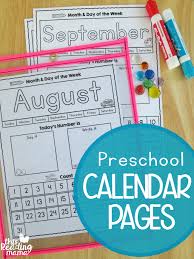 12 printable preschool calendar worksheet pages month day date weather interactive homeschool notebook in 2020 preschool calendar calendar worksheets kindergarten calendar these free printable preschool worksheets are designed to help kids learn to write the alphabet. Preschool Printables This Reading Mama
