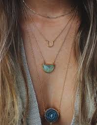 24 karat is 100 percent, 18 karat is 75 percent, and 14 karat is 58.5 percent gold. Layered Necklaces Get The Look Right Giftedunique Com