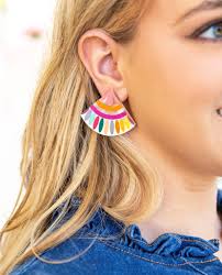 This orange and pink poncho...