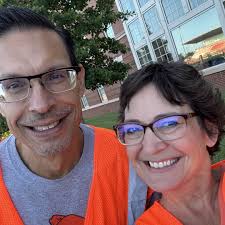 Cowboy Carriers is more fun with friends! • • • Our director, Jack Henneha,  and colleague Shelley Gladden, Assistant Director with @osuwell Department  of Sponsored Programs, braved the heat and volunteered to