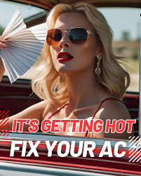 ☀️🐪 It's Wednesday and Florida's out here acting like a whole oven! 🔥🥵  If your A/C is blowing anything but cold, you're basically driving a mobile  sauna. 🚗💦 Swing by and let