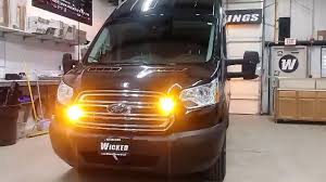 Cargo carriers interior accessories & organization windshield wipers automotive replacement bulbs. Ford Transit 350 Amber Led Strobes And Led Light Bar Youtube