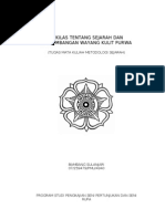 Semar yang merupakan simbol dari perdamaian diperebutkan. Maksud Wayang Kulit