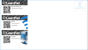 From the learnpad toolbar, tap the. Creating Qrkeys To Connect Your Learnpads To The Network