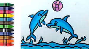 Mewarnai gambar burung merpati mewarnai gambar via mewarnaigambar.web.id. Cara Menggambar Dan Mewarnai Ikan Lumba Lumba Untuk Anak Tk Lumba Lumba Buku Mewarnai Cara Menggambar