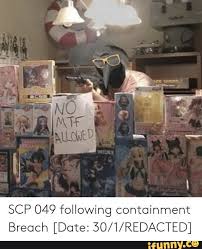Scp 049 Following Containment Breach Date 30 1 Redacted Ifunny Scp 049 Scp Scp 49