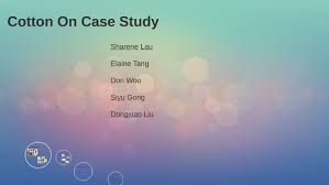 Business ethics evaluate moral and ethical behaviour focusing on business policies and practises, is the study of business situations, activities. Cotton On Case Study By Dongxiao Liu