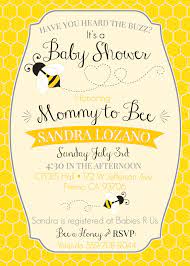 Mommy To Bee Invitation Templates Found On Etsy Website Mommy To Bee Bee Baby Shower Bee Invitations