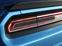 2008 2014 Dodge Challenger Tail Light Smoked Plexi Trim Plate Poli American Car Craft
