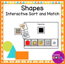 Shape Match And Sort With Everyday Objects This Is A Sort By Shape Resource It Elementary Special Education Activities Creative Lesson Plans Interactive Book