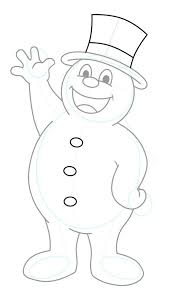 Frosty The Snowman Drawing Lesson Frosty The Snowmen Frosty Christmas Drawing