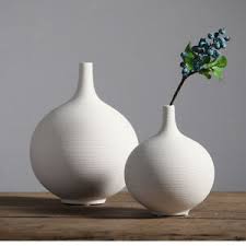 5 out of 5 stars with 1 ratings. Tabletop Desk White Ceramic Vase Flower Vase Ikebana Flower Art Pot Landscrape Ebay