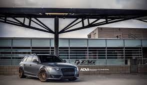 Bold Matte Gray Audi A4 Allroad Rolling On Air Suspension And Adv1 Custom Wheels Custom Wheels Audi Audi A4