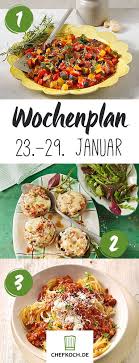 Chefkoch Wochenplan Wochenplan Essen Essen Mahlzeit