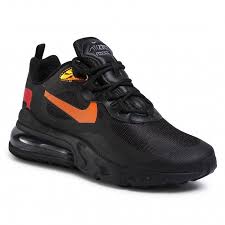 Nike Air Max 270 React Black Magma Orange Red Rcv1641 001 Size 8 13 New In 2020 Air Max 270 Nike Air Max Black Nikes