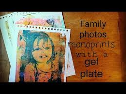 Home decor & accessories www.etsy.com/shop/bohochoco. Monoprinting Family Photos With A Gel Plate Youtube Gelli Printing Art Gelli Plate Techniques Gelli Plate Art
