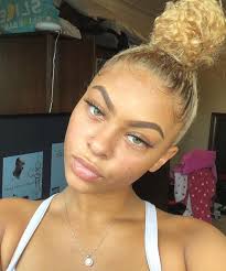 Pinterest Jalapeno Natural Hair Styles Dyed Natural Hair Blonde Hair Black Girls
