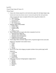 Soal cerpen pilihan ganda dan jawabannya. Soal Pilihan Ganda Tentang Integrasi Nasional Guru Galeri