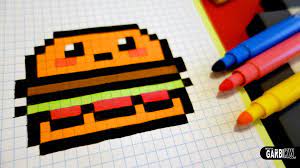 From dessin pixel nourriture , source:muglapastane. Handmade Pixel Art How To Draw Kawaii Hamburger Pixelart Kawaii Avec Maxresdefault Et Coloriage Pixel Art A Impr Coloriage Pixel Art Pixel Art Facile Pixel Art