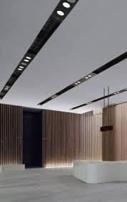 Recessed Track Lighting Spaces 34 Ideas Lobby Design Ceiling Design Modern Recessed Lighting