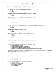 Workplace health and safety is both the moral and legal responsibility of most employers. Safety Orientation Quiz Vanderbilt University Medical Center