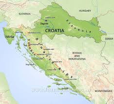 Croatia vacation map presenting you over 2000 km of indented coast with over 1200 islands and with the most picturesque mountain ranges in the background. Croatia Physical Map