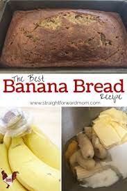 Simple 4 Step Banana Bread Recipe Anyone Can Make Straight Forward Mom Recipe Banana Bread Banana Bread Recipes Recipes