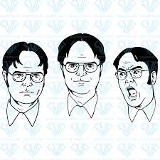 Dwight Schrute Bundle Svg Files For Silhouette Files For Cricut Svg Dxf Eps Png Instant Download Supersvg Svg Cricut Dwight Schrute