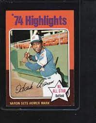 There are a number of big names included in the 1975 topps baseball set, and many have sold for record prices over the last 24 months. 1975 Topps Hank Aaron 1 Baseball Card For Sale Online Ebay