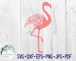 Download Flamingo Mandala Svg Mandala Flamingo Svg Animal Mandala Etsy