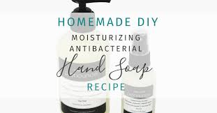diy antibacterial soap ounce