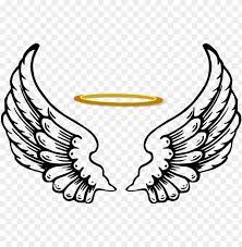 Angel Wings With Halo Angel Halo Wing Png Image With Transparent Background Png Free Png Images Halo Drawings Angle Wings Drawing Wings Drawing
