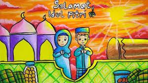 Karyawan memantau pergerakan indeks harga saham gabungan (ihsg), di bursa efek indonesia, jakarta, senin (17/5/2021). Cara Menggambar Dan Mewarnai Kartu Ucapan Tema Hari Raya Idul Fitri Lebaran Yang Bagus Dan Mudah Youtube