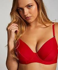 HUNKEMÖLLER Reggiseno da donna Core Collection Other Hunkemoller, Colore:  rosso, 1D : Amazon.it: Moda