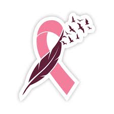 Discounted auto ship subscriptions & bundles. Pink Ribbon With Feather Breast Cancer Awareness Yard Sign Signway