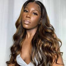 Highlight Body Wave Wig 13x4 Lace Front Wig