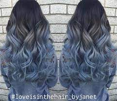 50 Magically Blue Denim Hair Colors You Will Love Blue Ombre Hair Hair Color Blue Hair Styles
