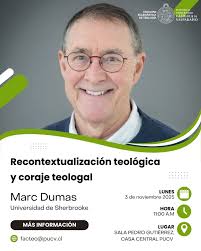 Este lunes 3 de noviembre a las 11:00 hrs., te invitamos a participar en la  conferencia del profesor Marc Dumas, académico de la Universidad de  Sherbrooke (Canadá), quien reflexionará sobre los desafíos