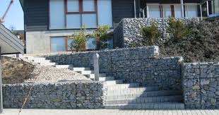 Gabion Rock Montclair Construction Jpg 600 301 Stutzmauer Gabione Stutzmauer Gartenstutzmauern