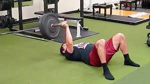 The One Arm Dumbbell Floor Press Upper Body Workout Dumbbell Workout